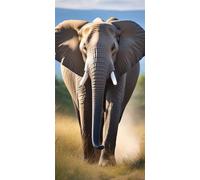 Diamond Art Kits Adults, 5D Diamond Painting Animals Elephants Full Drill Round Kids Crystal Art, 60x180cm DIY Diamonds Embroidery Craft Dimond Picture Art for Home Wall Decor Gifts 24x72in T-2004