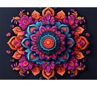 Diamond Art Kits Adults, 5D Flower Diamond Painting Kit, DIY Full Drill Dimond Art Mandala Crystal Gem Crafts for Beginners Dimond Embroidery Canvas Picture for Home Wall Decor Gifts 40x60cm X-705