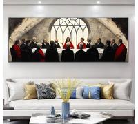 Diamond Art Kits Adults, 5D Man Diamond Painting Kits for Adults The Last Supper Pattern with Full Round Drill Large Canvas, DIY Beginner Gem Crystal Art for Home Wall Room Decor, 32x96inch, Model663