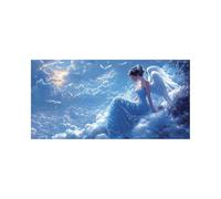 Diamond Art Kits Adults Angel Diamond Painting, 5D DIY Wall Art Supplies Kits for Adults, Full Drill Cloud Painting by Numbers 24x12in, Rhinestone Cross Stitch Embroidery Crafts, Room Decor 2ZSH-0111