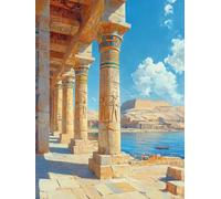 Diamond Art Kits Adults Architecture, 5D Diamond Painting Kit Landscape, DIY Cross Stitch Kits for Adults, Full Drill Crystal Art and Crafts Picture, Room Decor, Gifts for Women 30x40cm fjh-7685