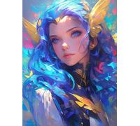 Diamond Art Kits Adults Beauty 24x31 inch, 2025 5d Diamond Painting Kit for Kids, DIY Full Drill Crystal Art Kits for Beginner, Cross Stitch Arts Crafts Pictures Embroidery Kit (Butterfly) Q-349T