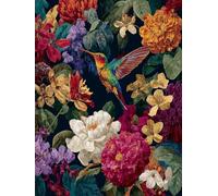 Diamond Art Kits Adults Bird, Diamond Painting Kit Flower 5D Crystal Art Kits for Adults Painting, DIY Full Square Drill Rhinestones Embroidery Sequin Crafts Kit for Home Wall Decor 12x16in N-TA58