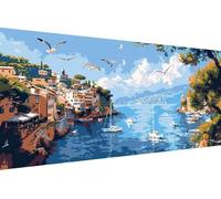 Diamond Art Kits Adults Boat, Diamond Painting Kit Bird 5D Crystal Art Crafts for Adults for Paintings, DIY Full Round Drill Strass Embroidery for Beginner for Home Wall Decor, Gifts 80x160cm S-5930