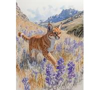 Diamond Art Kits Adults Cat, Diamond Painting Animal 5D Crystal Art Craft Painting, DIY Full Round Drill Strass Embroidery Kit for Adults Sequin Crafts for Home Wall Decor, Gifts 80x120cm V-J754