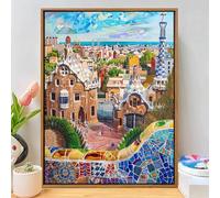 Diamond Art Kits Adults City, DIY Diamond Painting Kit for Beginners, 5D Full Drill Gem Art Painting, Crystal Rhinestone Embroidery Cross Stitch Mosaic Pictures for Home Wall Decor 24x36inch Q-2B