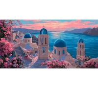 Diamond Art Kits Adults City Large Diamond Painting kits for adults 5D DIY Scenery Mosaic Kits and Gem Sequin Diamonds Crafts, Perfect for Beginner Wall Decor, Birthday, Gifts for Women 25x50cm f-101