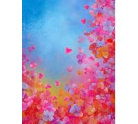 Diamond Art Kits Adults, Flower Dream 5D Diamond Painting Kits for Kids Beginners, DIY Round Full Drill Gem Crystal Art Cross Stitch Crafts Pictures Kit, for Home Wall Decoration Gifts 90x120cm G-364