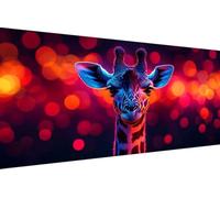 Diamond Art Kits Adults Giraffe, Diamond Painting Kit Animal 5D Crystal Art Crafts for Adults for Paintings, DIY Full Round Drill Strass Embroidery for Beginner for Home Wall Decor 40x80cm 1-C196