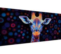 Diamond Art Kits Adults Giraffe, Diamond Painting Kit Animal 5D Crystal Art Crafts for Adults for Paintings, DIY Full Round Drill Strass Embroidery for Beginner for Home Wall Decor 40x80cm N-J275