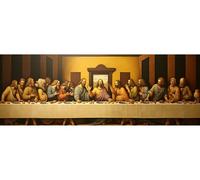 Diamond Art Kits Adults, Last Supper Full Drill DIY 5D Diamond Painting Accessories, Diamond Dots Arts Crafts Kit Diamond Rhinestone Embroidery Cross Stitch Kit, Home Decor 25x70 cm/10x28 Inch M-530