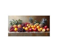 Diamond Art Kits Adults Lemon Diamond Painting, 5D DIY Wall Art Supplies Kits for Adults, Full Drill Grape Painting by Numbers 56x28In, Rhinestone Cross Stitch Embroidery Crafts, Room Decor 2ZSH-0597
