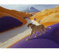 Diamond Art Kits Adults Leopard Diamond Painting 35x24 Inch I-2Y71N