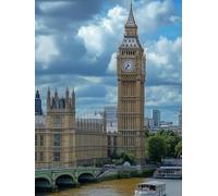 Diamond Art Kits Adults London, 5D Diamond Painting Kit City, DIY Cross Stitch Kits for Adults, Full Drill Crystal Art and Crafts Picture, Hobbies for Women, Room Decor, Gifts 40x50cm fjh-2375