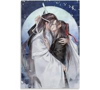 Diamond Art Kits Adults, Mo Dao Zu Shi Animation Character Pattern,H 30*40cm Diamond Painting Kits, Cross Stitch Full Drill Shiny Diamond Embroidery Pictures Arts Craft for Home Wall Decor Gift