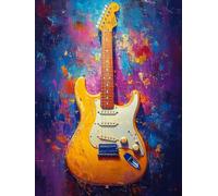 Diamond Art Kits Adults Musical Instruments 5D Diamond Painting Music Gem Art Kits Adults Paintings, DIY Square Crystal Crafts, Dimonds Embroidery Home Wall Decor, Gifts for Women 100x135cm 9-5M652