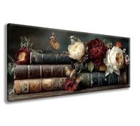 Diamond Art Kits Adults, Paint by Numbers for Adults Flowers Pattern with Round Full Drill, Book Diamond Painting Large 16x32inch Canvas, DIY Crystal Art Paintings for Room Decor, Gifts -zzg2508MX