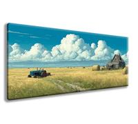 Diamond Art Kits Adults, Paint by Numbers for Adults Grassland Pattern with Round Full Drill, Landscape Diamond Painting Large 40 * 80cm Canvas, DIY Crystal Art Paintings for Room Decor -zzg250865
