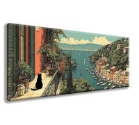 Diamond Art Kits Adults, Paint by Numbers for Adults Landscape Pattern with Round Full Drill, Cat Diamond Painting Large 60 * 120CM Canvas, DIY Crystal Art Paintings for Room Decor, Gifts -zzg2508A1