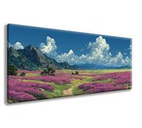 Diamond Art Kits Adults, Paint by Numbers for Adults Landscape Pattern with Round Full Drill, Grassland Diamond Painting Large 100 * 200cm Canvas, DIY Crystal Art Paintings for Room Decor -zzg2508T8