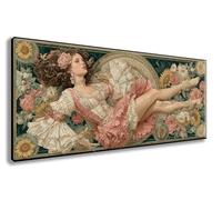 Diamond Art Kits Adults, Paint by Numbers for Adults Woman Pattern with Round Full Drill, Flowers Diamond Painting Large 40 * 80CM Canvas, DIY Crystal Art Paintings for Room Decor, Gifts -zzg25089U