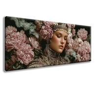 Diamond Art Kits Adults, Paint by Numbers for Adults Woman Pattern with Round Full Drill, Flowers Diamond Painting Large 50x80inch Canvas, DIY Crystal Art Paintings for Room Decor, Gifts -zzg2508NX