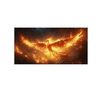 Diamond Art Kits Adults Phoenix Diamond Painting, 5D DIY Wall Art Supplies Kits for Adults, Full Drill Animal Painting by Numbers 40 x 20in, Rhinestone Cross Stitch Embroidery Crafts, Gifts DZSH-7549