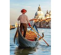 Diamond Art Kits Adults, Venice Diamond Painting Kits for Adults Kids, 5D Full Drill Gem Art for Beginners, Water City Painting by Numbers Arts and Crafts Pictures Gifts 12 x 16 inch/30 x 40 cm C-6033