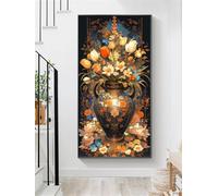 Diamond Art Kits Flower 32x64 inch, 2026 New Diamond Painting Vase 5D DIY Rhinestone Gem Art Accessories, Arts and Crafts for Adults Embroidery Canvas Picture Kits, Hobbies for Adults Women O-734X