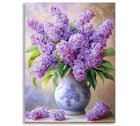 Diamond Art Kits for Adults, 5D Diamond Painting Flower Spring, 8x12 inch/20x30cm Full Square Drill Crystal Embroidery Cross Stitch Kits, DIY Gem Crystal Art Crafts for Home Wall Decor Gift, z@387