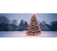 Diamond Art Kits for Adults, 5D DIY Christmas Tree Winter Diamond Painting Kits for Beginners Round Full Drill Painting with Diamonds Crystal Gem Art for Home Wall Decor, Women Gifts 90x180cm Model-41