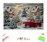 Diamond Art Kits for Adults - Christmas & Christmas Tree - 30x50cm 5D Full Drill DIY Diamond Painting for Home Decor, Crystal Rhinestone Craft for Relaxation & Stress Relief, Gifts for Women 1Z-745