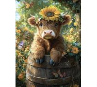 Diamond Art Kits for Adults, Diamond Paintings Ox, DIY 5D Butterflysquare Full Drill Gem Art Painting for Adults Kids Beginners, Crystal Embroidery Kits Crafts, for Home Wall Decor Gifts 40X50cm R-49