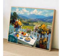 Diamond Art Kits for Adults - Landscape & Flower - 40x50cm 5D Full Drill DIY Diamond Painting for Home Decor, Crystal Rhinestone Craft for Relaxation & Stress Relief, Creative Gift for Women 1Z-918