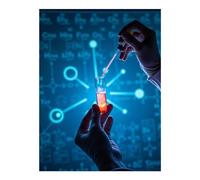 Diamond Art Kits for Adults - Science Experiment Laboratory Testing Diamond Painting Kits for Adults Beginner, Frameless Diamond Painting Craft for Home Wall Decor