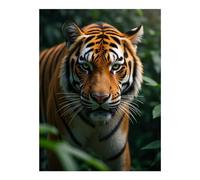Diamond Art Kits for Adults - Tiger Jungle Close Up Majesty Diamond Painting Kits for Adults Beginner, Frameless Diamond Painting Craft for Home Wall Decor