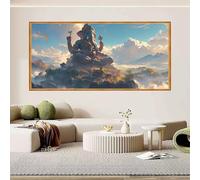 Diamond Art Kits Ganesha 24x48 inch, 2026 New Diamond Painting India 5D DIY Rhinestone Gem Art Accessories, Arts and Crafts for Adults Embroidery Canvas Picture Kits, Hobbies for Adults Women O-70X