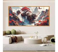 Diamond Art Kits Japan 16x32 inch, 2026 New Diamond Painting Landscape 5D DIY Rhinestone Gem Art Accessories, Arts and Crafts for Adults Embroidery Canvas Picture Kits, Hobbies for Adults Women O-304X