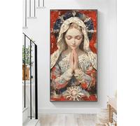 Diamond Art Kits Pray 32x64 inch, 2026 New Diamond Painting Beauty 5D DIY Rhinestone Gem Art Accessories, Arts and Crafts for Adults Embroidery Canvas Picture Kits, Hobbies for Adults Women O-754X