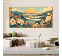 Diamond Art Kits Sunset 32x64 inch, 2026 New Diamond Painting Flower 5D DIY Rhinestone Gem Art Accessories, Arts and Crafts for Adults Embroidery Canvas Picture Kits, Hobbies for Adults Women O-700X