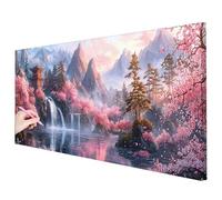 Diamond Art Landscape 130x50cm Large Japan Diamond Painting Kit, 5D Crystal Art Kits Adult Crafts, DIY Full Drill Dimond Painting Pictures Gem Rhinestone Embroidery Autumn Decor Gifts for Women M-75