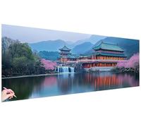 Diamond Art Landscape 300x100cm Large Diamond Painting Modern 5D Crystal Art Kits Crafts for Adults Beginners DIY Full Drill Dimond Painting Picture Gem Embroidery Kit Rome Decor Gifts for Women S-27