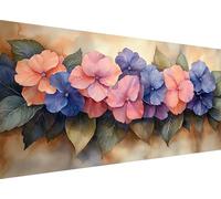 Diamond Art Landscape 5D Diamond Painting Kit Flower Large Diamond Art for Adults for Beginners DIY Square Full Drill Cross Stitch Rhinestones Crystal Arts and Crafts for Bedroom Decor 40x90cm L1-308