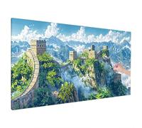 Diamond Art Landscape, 80x30cm Large Diamond Painting Kit, 5D DIY Great Wall Diamonds Painting for Adults, Rhinestones Crystal Art for Adults, Craft Kits, Home Decoration, Room Decor, Model,F-46