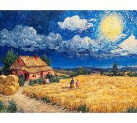 Diamond Art Landscape, Autumn Diamond Painting Kits Adults, 5D Round Full Drill Painting by Numbers for Adults, DIY Crystal Art Crafts Pictures Embroidery Kit for Home Decor 39x51 Inch -hcw250918