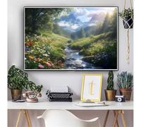 Diamond Art Landscape Diamond Painting Nature Dimond Art Painting for Adults Kids ,5D Full Square Drill Canvas with Accessories,Crystal Art Mosaic Kit for Home Decor,Gifts for Women 24x32inch 0M-1355