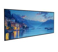 Diamond Art Landscape Diamont Painting Kits Adults Houses Diamonds Painting Full Drill Crystal Kits for Adults Beginners, DIY Cross Stitch Embroidery Crafts Pictures, for Gifts 50x100cm PJY9 1-B