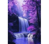 Diamond Art Landscape DIY Dimond Art Kit Adults 5D Fall Full Drill Crystal Gem Painting Kit Cross Stitch Crafts for Adults kids Canvas Painting for Home Room Wall Decor Gifts Women 80x100cm W-655
