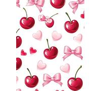 Diamond Art Love, Cherry Diamond Painting Kits for Beginner, 5D DIY Full Round Dimond Art Kits for Adults, Crystal Arts Crafts Pictures Cross Embroidery Kit for Home Room Wall Decor 16x20inch,Model497