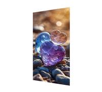 Diamond Art Love Diamond Painting Kits for Adults, 5D Dimond Art Stone Gem Arts and Crafts Paintings, DIY Crystal Rhinestone Embroidery Cross Stitch Paint by Numbers Kids, Room Decor 160x80cm X2-1275